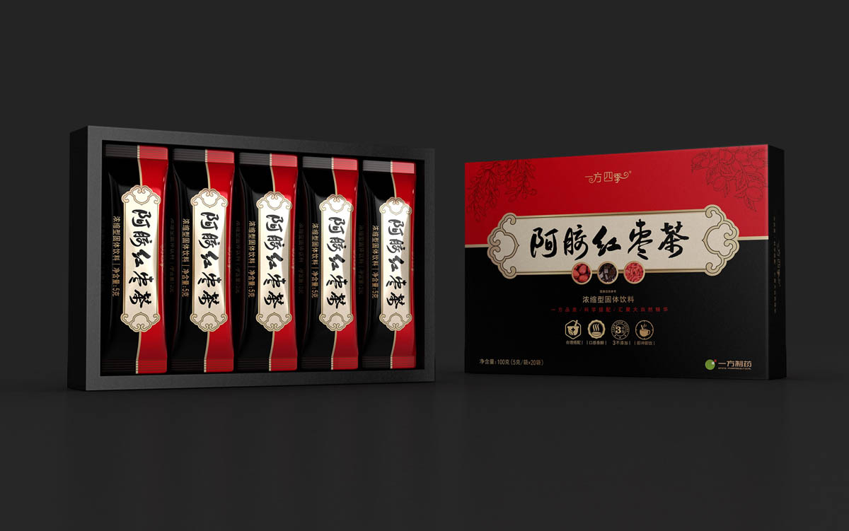 经典保健品红枣姜茶包装设计，保健品策划设计，阿胶红枣姜茶包装设计,保健品包装设计公司，上海包装设计公司